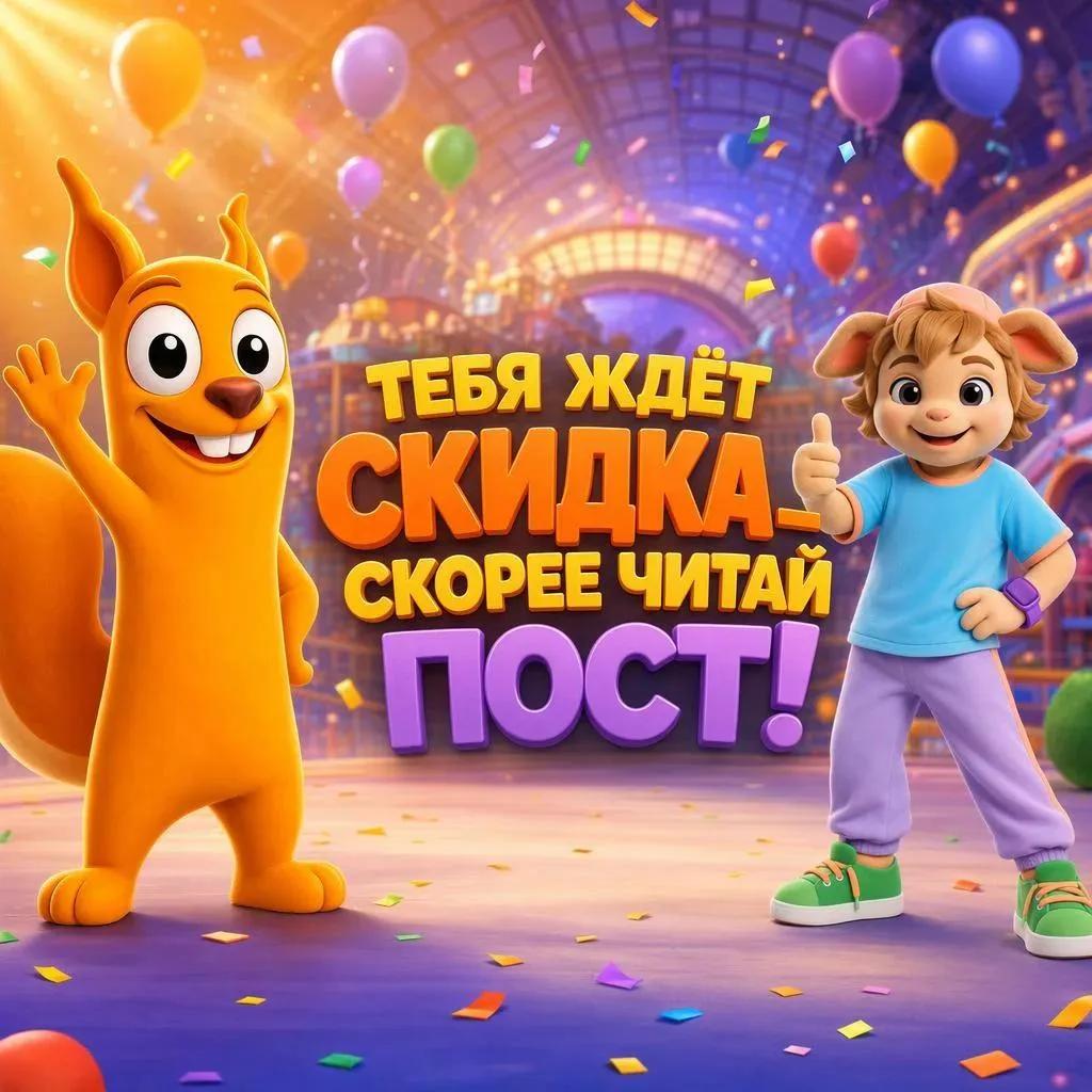 Скидка в семейном парке Активизон
